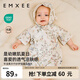 嫚熙（EMXEE）果果衣嬰兒連體衣春夏薄款紗羅短袖和尚服新生兒哈衣寶寶衣服新款 愛麗絲森林【短袖-不含頭飾 】 66cm
