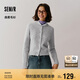 森馬（Semir）森柔毛衫|商場(chǎng)同款針織開(kāi)衫女短款2024冬季圓領(lǐng)衣服101724106001