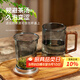 雅集耐熱煙灰玻璃泡茶杯茶水分離玻璃杯子辦公室男士個(gè)人專(zhuān)用高檔水杯