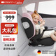 歐頌（Osann）德國大兒童安全座椅汽車(chē)用3-12歲以上車(chē)載i-Size增高坐墊簡(jiǎn)易 MAX+【極光粉】