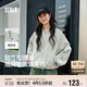 森馬外套女短款寬松純色夾克2025春秋復(fù)古休閑棒球領(lǐng)109125108005