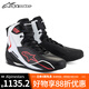 Alpinestars FASTER-4 a星摩托車(chē)四季騎行鞋機車(chē)鞋防摔摩托短靴騎士靴男女 黑/白/紅色123 42
