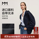 麥檬MM麥檬休閑運動寬松連帽短外套商場同款25秋冬新品5G8211651 深藏青5G8211651 （寬松闊版） XS （115斤以下）
