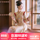 泰勒馬丁秀禾服新娘婚紗2025新款中式嫁衣結婚禮服敬酒服古裝龍鳳褂出閣服 231226 XL