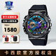 卡西歐（CASIO）手表男表gshock鋼鐵黑暗之心GM-110學生運動手表小鋼炮七夕禮物 GM-110B-1APR  炫彩表盤運動