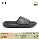 安德瑪（UNDERARMOUR）Summit男女同款情侶厚胎運(yùn)動(dòng)休閑拖鞋3026033 黑色002 42.5