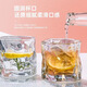 惠尋冰美式拿鐵咖啡杯蘇打水飲料杯玻璃水杯牛奶杯子 扭扭杯【透明】