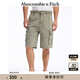 ABERCROMBIE & FITCH【復(fù)古工裝風(fēng)】男裝25夏新款baggy大口袋五分短褲KI128-5117 橄欖綠 34 W (180/86A)