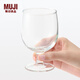 無印良品（MUJI） 鈉鈣玻璃 矮腳杯 杯子 家用 果汁杯 MDE79A4A 250ml