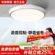 華碩照明臥室餐廳無葉隱形風扇燈吸頂靜音變頻電扇吊扇燈語音控制包安裝