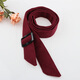 暢印冬季毛呢大衣腰帶女裝飾寬呢子腰封大衣雙面呢子裝飾腰帶配件打結 酒紅色 165cm