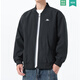 卡帕飛行員夾克男春秋款2025新款休閑百搭背靠背復古棒球服機車(chē)外套潮 黑色 XL 【135-150斤左右】