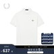 Fred Perry男士POLO衫2025夏季休閑麥穗重磅短袖多彩T恤M6000 IVH/白色 L 此款尺碼偏大