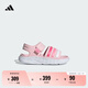 adidas男女小童DURAMO SANDAL減震回彈魔術(shù)貼涼鞋阿迪達(dá)斯輕運(yùn)動(dòng) 清澈粉/白/祈福粉     29