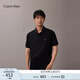 Calvin KleinJeans25早秋新款男純棉珠地網(wǎng)眼ck商務(wù)純色短袖T恤POLO衫4RB012G