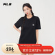 MLB短袖T恤男女百搭休閑經(jīng)典純色圓領(lǐng)25新款3ATSB0153-50BKS-L