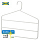 宜家（IKEA）GARDSMASTARE加斯邁塔褲掛金屬衣架家用收納掛衣架晾衣架學(xué)生宿舍 褲掛/衣架 其他