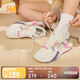 361°運動(dòng)鞋女浩瀚春夏季百搭透氣厚底休閑老爹鞋子女682236705F-6