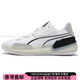 彪馬（PUMA）Clyde Hardwood 舒適 防滑耐磨 低幫 籃球鞋 男女 白色 白色/黑色/灰色 38