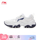 李寧紅糖丨運(yùn)動(dòng)鞋女鞋夏季復(fù)古老爹鞋減震百搭厚底鞋增高休閑鞋 【25年新款】白/銀色(128款)-6 38