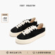 FOOT INDUSTRY足下工業(yè)「2024新款」手工編織板鞋厚底增高男女同款休閑透氣夏季 黑色 41