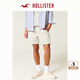 HOLLISTER25夏季新款美式復古街頭寬松工裝短褲男裝KI328-5096 淺灰色 S (175/76A)