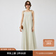 moussy 女裝新款夏日清爽大露背大擺吊帶連衣裙010GSS30-1890 015花紋白色 S 00001