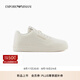 EMPORIO ARMANI/阿瑪尼官方旗艦【七夕男友禮物】新款輕戶外運(yùn)動(dòng)休閑小白鞋 00894-米白色 41