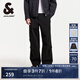 杰克·瓊斯（JACK&JONES）降落傘兵褲男夏季工裝褲涼感男褲略寬松休閑褲輕薄款潮流褲子 E40黑色 33 180 33