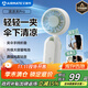 艾美特（AIRMATE）風(fēng)寶小風(fēng)扇傘夾手持風(fēng)扇小風(fēng)炮便攜式折疊充電迷你小型長續(xù)航戶外輕音節(jié)能電風(fēng)扇開學(xué)季軍訓(xùn)宿舍