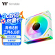 Thermaltake（Tt）鋼影 透S 12 ARGB 機(jī)箱風(fēng)扇（ARGB無(wú)限鏡風(fēng)扇*1/主板同步/減震設(shè)計(jì)/PWM智能溫控） 正轉(zhuǎn) 白色