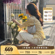 KISSCAT接吻貓25年春季心動(dòng)信號都市時(shí)裝時(shí)尚尖頭瑪麗珍鞋KA65122-13 繁星許愿鏈（羊皮） 37