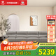 左右皮藝沙發(fā)現(xiàn)代簡(jiǎn)約客廳頭層牛皮沙發(fā)5161-1四人位Z1012【力薦】