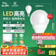 FSL佛山照明LED球泡節(jié)能燈泡3W小口E14日光色6500K 2支裝