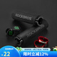 洛克兄弟（ROCKBROS）自行車(chē)把套山地車(chē)鎖死矽膠海綿車(chē)把死飛單車(chē)把手騎行配件 單鎖海綿把套 黑把紅環(huán)