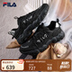 FILA 斐樂貓爪鞋4代男鞋復古老爹鞋時尚休閑運動鞋透氣厚底鞋貓爪6 黑-貓爪6夏 F12M522111FBD 42