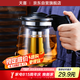 天喜玻璃茶壺加厚耐熱大容量茶吧機(jī)水壺玻璃內(nèi)膽過(guò)濾泡茶壺