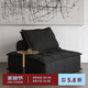 NORHOR荷蘭ASIADES正版/北歐表情中古皮埃蒙特模塊組合方塊布藝沙發(fā)黑G 1.05m單人位M款 現(xiàn)貨