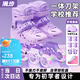 滑步輪滑鞋兒童溜冰鞋女童專業(yè)初學(xué)套裝中小學(xué)滑輪滑冰旱冰鞋 丁香紫M