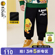 B.Duck【加絨】小黃鴨童裝男童長褲冬季新款男寶寶褲子兒童運動褲 黑色 110 cm