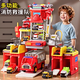 帕龍兒童玩具男孩玩具車(chē)指揮中心停車(chē)場(chǎng)警車(chē)消防車(chē)救護車(chē)生日禮物3-6 消防大樓【6輛車(chē)+飛機+擴音器】 1-3-4三四五六歲男童停車(chē)場(chǎng)玩具