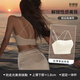 多情貓小胸聚攏顯胸小吊帶【2025四季薄款】美背背心聚攏抹胸 奶白色M