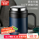 泰福高（TAFUCO）保溫杯 真空316不銹鋼男女便攜雙層保溫水杯500ml午夜藍(lán) T6171
