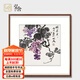 弘舍名師手繪新中式餐廳裝飾玄關(guān)走廊掛畫(huà)水果花鳥(niǎo)畫(huà)電表箱遮擋壁畫(huà) 田園柚木  碩果累累 成品尺寸 寬60*高60cm