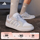adidas ENTRAP美式校園風(fēng)運(yùn)動(dòng)板鞋男女少年感復(fù)古籃球鞋阿迪達(dá)斯 白色/淺藍(lán)/灰色   38