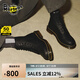 馬丁（DR.MARTENS）1460 Greasy英倫男女款春舒適百搭啞光軟皮馬丁靴城市輕戶外 黑色 43