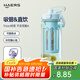 哈爾斯（HAERS）水杯大容量Tritan塑料杯學(xué)生夏季運(yùn)動(dòng)杯子男女茶水分離杯 天藍(lán)1500mL【直飲&吸管&茶倉(cāng)】