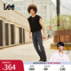 Lee【張凌赫代言】涼涼褲726標準直腳輕薄黑灰色男牛仔褲休閑潮流 黑灰色 33