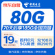 中國電信流量卡【19元185G】全國通用電話卡手機卡低月租5G長期星卡上網(wǎng)卡非無限無憂