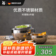 WMF德國(guó)福騰寶 家用不銹鋼盆和面揉面盆洗菜盆料理碗4件套廚房好物